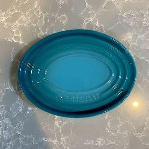 Le Creuset Stoneware Oval Spoon Rest Caribbean